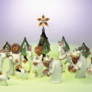 Betlehém z fúkaného skla